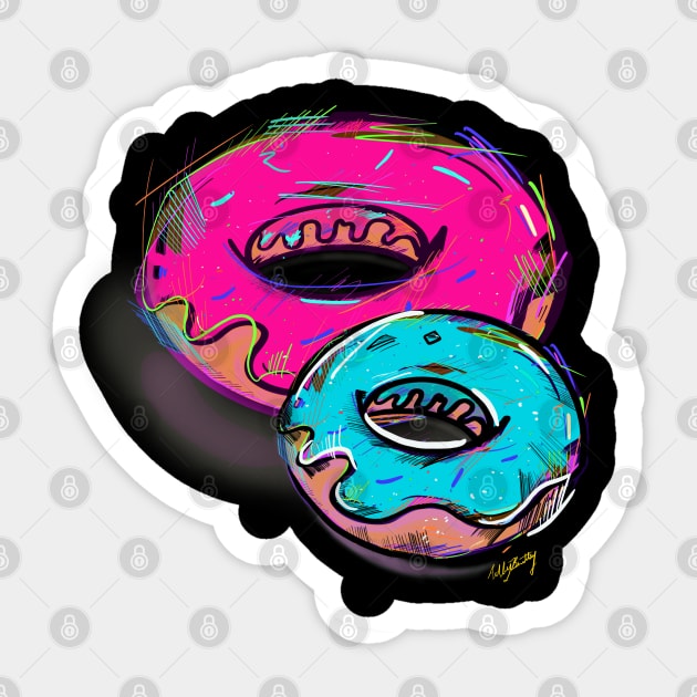 Again Donuts Sticker by Mr_Bentley